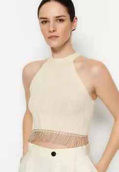 Топ Trendyol, кремовый