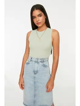 Топ trendyol, светло-зеленый