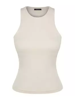 Топ Trendyol Top Athlete, бежевый