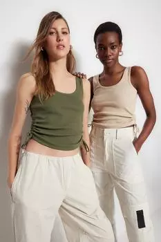 Топ TRENDYOLMLLA, бежевый