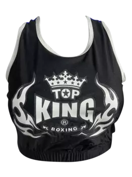 Топ тренировочный King Bra Tank Top, черный / синий