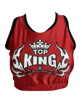 Топ тренировочный King Bra Tank Top, красный / белый