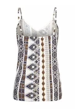 Топ TRGER MIT BORDRE Cloud 5ive, белый