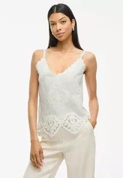 Топ TRGER VIALISJA V-AUSSCHNITT VILA, белый