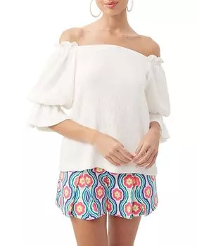 Топ Trina Turk Antu, белый