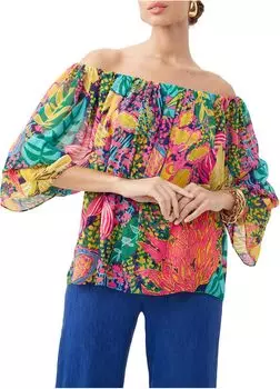 Топ Trina Turk Cowrie Top, разноцветный