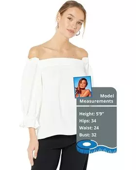 Топ Trina Turk Equinox Top, цвет Whitewash