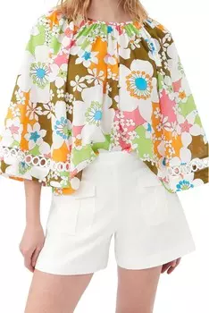 Топ Trina Turk Pastena Top, разноцветный