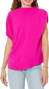 Топ Trina Turk Pixie Shoulder Top, цвет Sunset Pink
