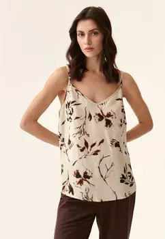 Топ TRINI TATUUM, цвет beige