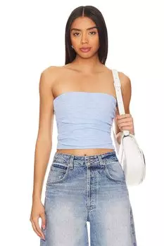 Топ-Труба boulevard в синем цвете Free People, синий