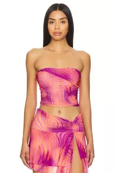 Топ-Труба niko с рюшами Indah, цвет saturn