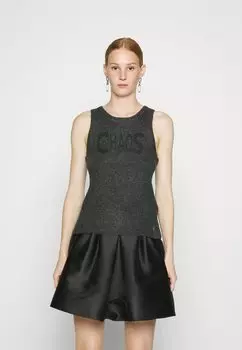 Топ True Religion ДЕРЖАТЕЛЬ НА ШЕЙКУ, серый