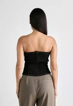 Топ TUBINA Gestuz, цвет Dark Black Wash