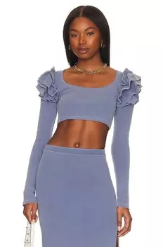 Топ Tularosa Green Maeve, цвет Stonewash Blue