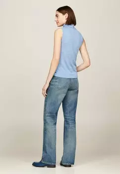 Топ TURTLENECK SLEEVELESS Tommy Hilfiger, светло-голубой