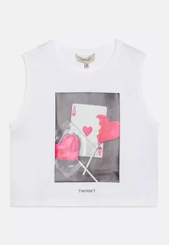 Топ TWINSET, цвет white