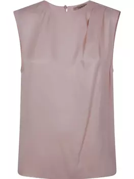 Топ TWINSET со складками, розовый