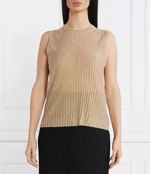 Топ Twinset U&B Regular Fit, золотой