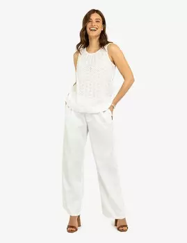 Топ U.S. Polo Assn.Sleeveless With Tie Back, белый