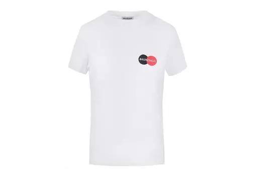 Топ укороченный женский Balenciaga, белый