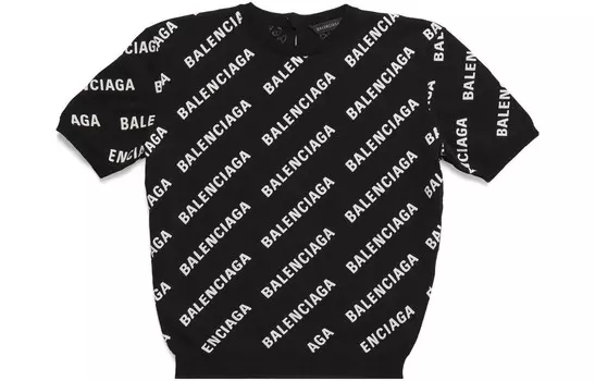 Топ укороченный женский Balenciaga, черный