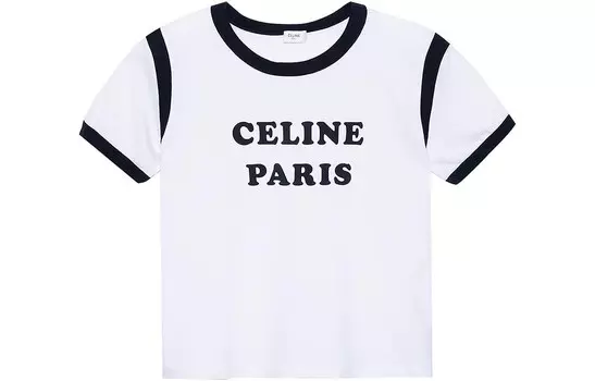 Топ укороченный женский Celine Paris, белый