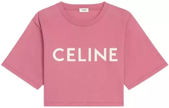 Топ укороченный женский Celine, розовый