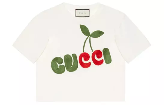 Топ укороченный женский Gucci, слоновая кость