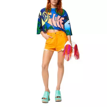 Топ укороченный женский Loewe, синий