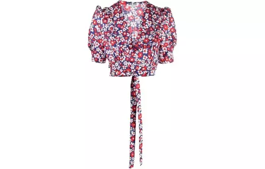 Топ укороченный женский Miu Miu, красный