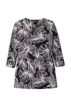 Топ Ulla Popken Shirt, черный