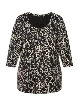 Топ Ulla Popken Shirt, черный