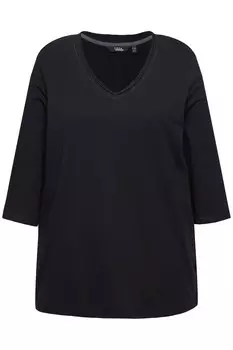 Топ Ulla Popken Shirt, черный