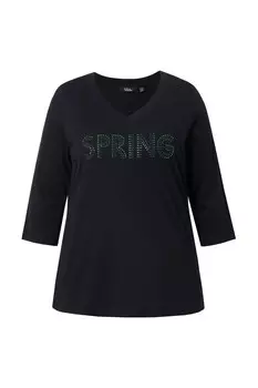 Топ Ulla Popken Shirt, черный