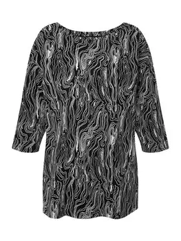 Топ Ulla Popken Shirt, черный