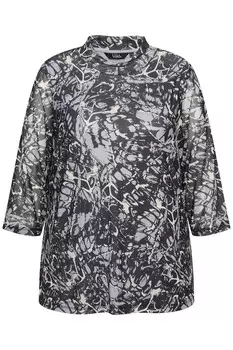 Топ Ulla Popken Shirt, черный