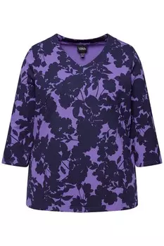 Топ Ulla Popken Shirt, фиолетовый