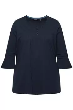 Топ Ulla Popken Shirt, морской синий