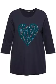 Топ Ulla Popken Shirt, морской синий