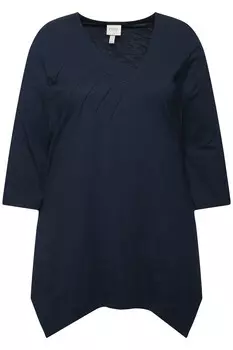 Топ Ulla Popken Shirt, морской синий