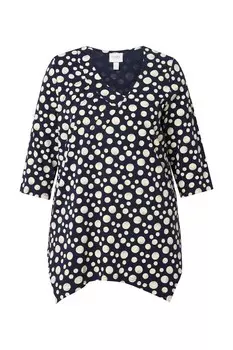 Топ Ulla Popken Shirt, морской синий