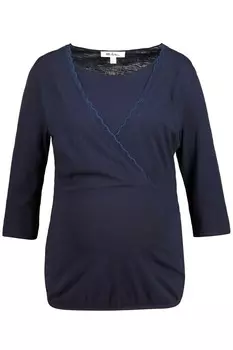 Топ Ulla Popken Shirt, морской синий