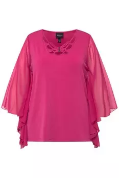 Топ Ulla Popken Shirt, розовый