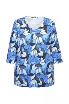 Топ Ulla Popken Shirt, синий