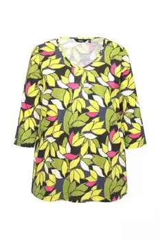 Топ Ulla Popken Shirt, зеленый