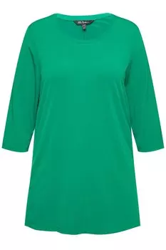 Топ Ulla Popken Shirt, зеленый