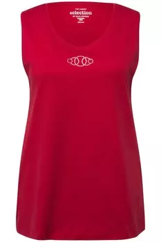 Топ Ulla Popken Top, красный