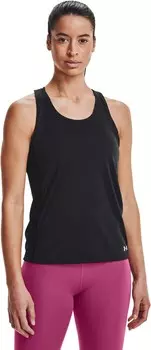 Топ Under Armour Fly By Tank, цвет Black/Reflective