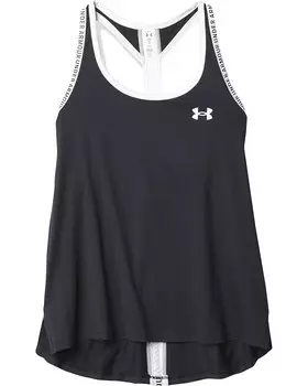 Топ Under Armour Kids Knockout Tank, черный